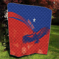 Chile Rugby Custom Los Condores Quilt Copihue Motifs