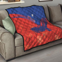 Chile Rugby Custom Los Condores Quilt Copihue Motifs