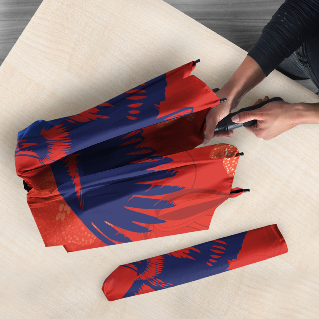 Chile Rugby Custom Los Condores Umbrella Copihue Motifs