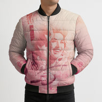 In Loving Memory Dolly - I Will Always Love You Bomber Puffer Jacket