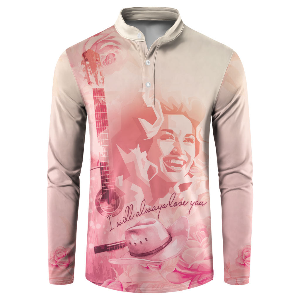 In Loving Memory Dolly - I Will Always Love You Button Sweatshirt