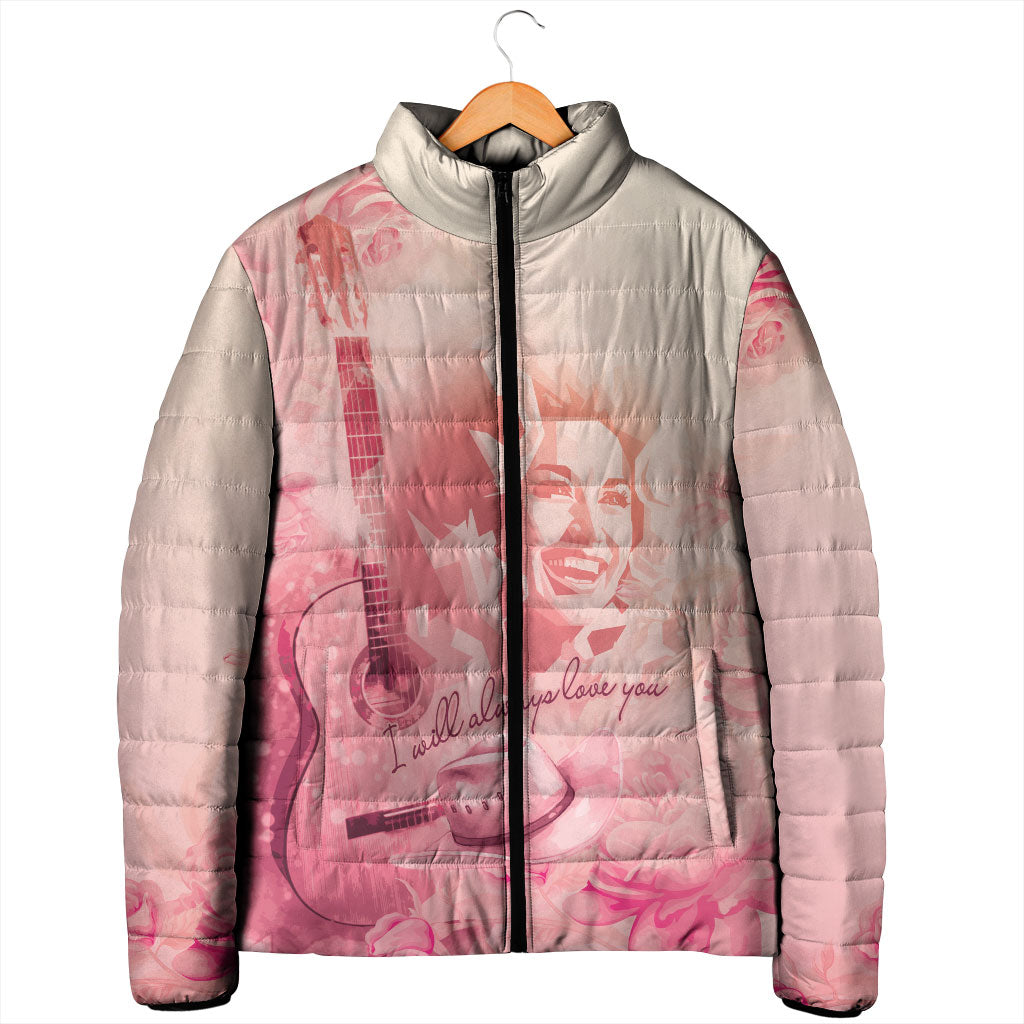 In Loving Memory Dolly - I Will Always Love You Padded Jacket