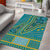 African Dashiki Area Rug Luxury Teal