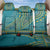 African Dashiki Back Car Seat Cover Luxury Teal