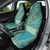 African Dashiki Car Seat Cover Luxury Teal