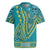 African Dashiki Rugby Jersey Luxury Teal - Wonder Print Shop