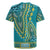 African Dashiki Rugby Jersey Luxury Teal - Wonder Print Shop