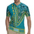 African Dashiki Rugby Jersey Luxury Teal - Wonder Print Shop