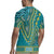 African Dashiki Rugby Jersey Luxury Teal - Wonder Print Shop