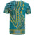 African Dashiki T Shirt Luxury Teal