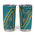 African Dashiki Tumbler Cup Luxury Teal - Wonder Print Shop