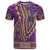 African Dashiki T Shirt Luxury Violet