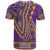 African Dashiki T Shirt Luxury Violet