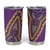 African Dashiki Tumbler Cup Luxury Violet - Wonder Print Shop