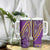 African Dashiki Tumbler With Handle Luxury Violet - Wonder Print Shop