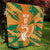 Ivory Coast Football Custom Quilt Les Elephants Champions