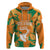 Ivory Coast Football Custom Zip Hoodie Les Elephants Champions - Wonder Print Shop