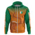 Ivory Coast Football Custom Zip Hoodie Ivory Elephants - Basic Style - Wonder Print Shop