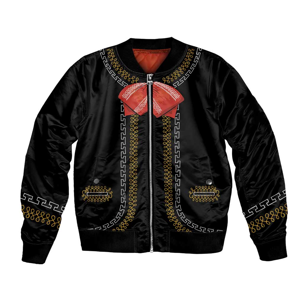 Mexico Mariachi Charro Costume Inpsired Bomber Jacket