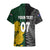 Personalised New Zealand Mix South Africa Rugby Hawaiian Shirt Protea Vs. Silver Ferns - Wonder Print Shop