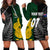 Personalised New Zealand Mix South Africa Rugby Hoodie Dress Protea Vs. Silver Ferns - Wonder Print Shop