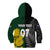 Personalised New Zealand Mix South Africa Rugby Kid Hoodie Protea Vs. Silver Ferns - Wonder Print Shop