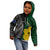 Personalised New Zealand Mix South Africa Rugby Kid Hoodie Protea Vs. Silver Ferns - Wonder Print Shop