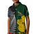 Personalised New Zealand Mix South Africa Rugby Kid Polo Shirt Protea Vs. Silver Ferns - Wonder Print Shop