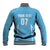 Uruguay Football 2024 Custom Baseball Jacket Los Charruas Sol de Mayo Ornamental Style LT7 - Wonder Print Shop