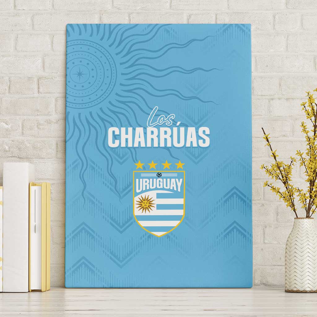 Uruguay Football 2024 Custom Canvas Wall Art Los Charruas Sol de Mayo Ornamental Style LT7 - Wonder Print Shop