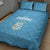 Uruguay Football 2024 Custom Quilt Bed Set Los Charruas Sol de Mayo Ornamental Style - Wonder Print Shop