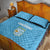 Uruguay Football 2024 Custom Quilt Bed Set Los Charruas Sol de Mayo Ornamental Style - Wonder Print Shop