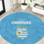 Uruguay Football 2024 Custom Round Carpet Los Charruas Sol de Mayo Ornamental Style