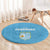 Uruguay Football 2024 Custom Round Carpet Los Charruas Sol de Mayo Ornamental Style