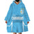 Uruguay Football 2024 Custom Wearable Blanket Hoodie Los Charruas Sol de Mayo Ornamental Style - Wonder Print Shop