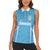 Uruguay Football 2024 Custom Women Sleeveless Polo Shirt Los Charruas Sol de Mayo Ornamental Style - Wonder Print Shop