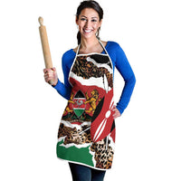 Kenya Grunge Apron Mix Animal Skin Pattern - Wonder Print Shop