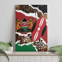 Kenya Grunge Canvas Wall Art Mix Animal Skin Pattern - Wonder Print Shop