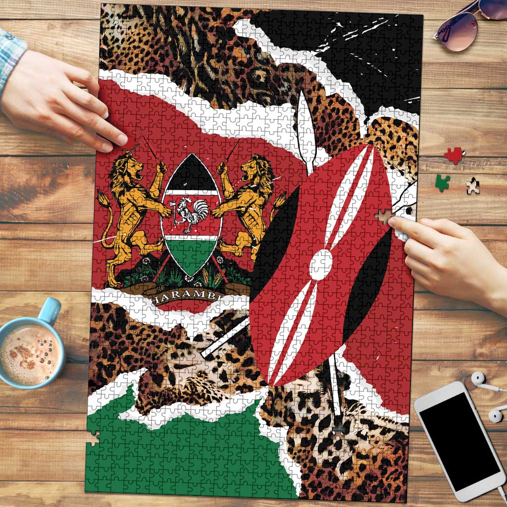 Kenya Grunge Puzzle Mix Animal Skin Pattern - Wonder Print Shop