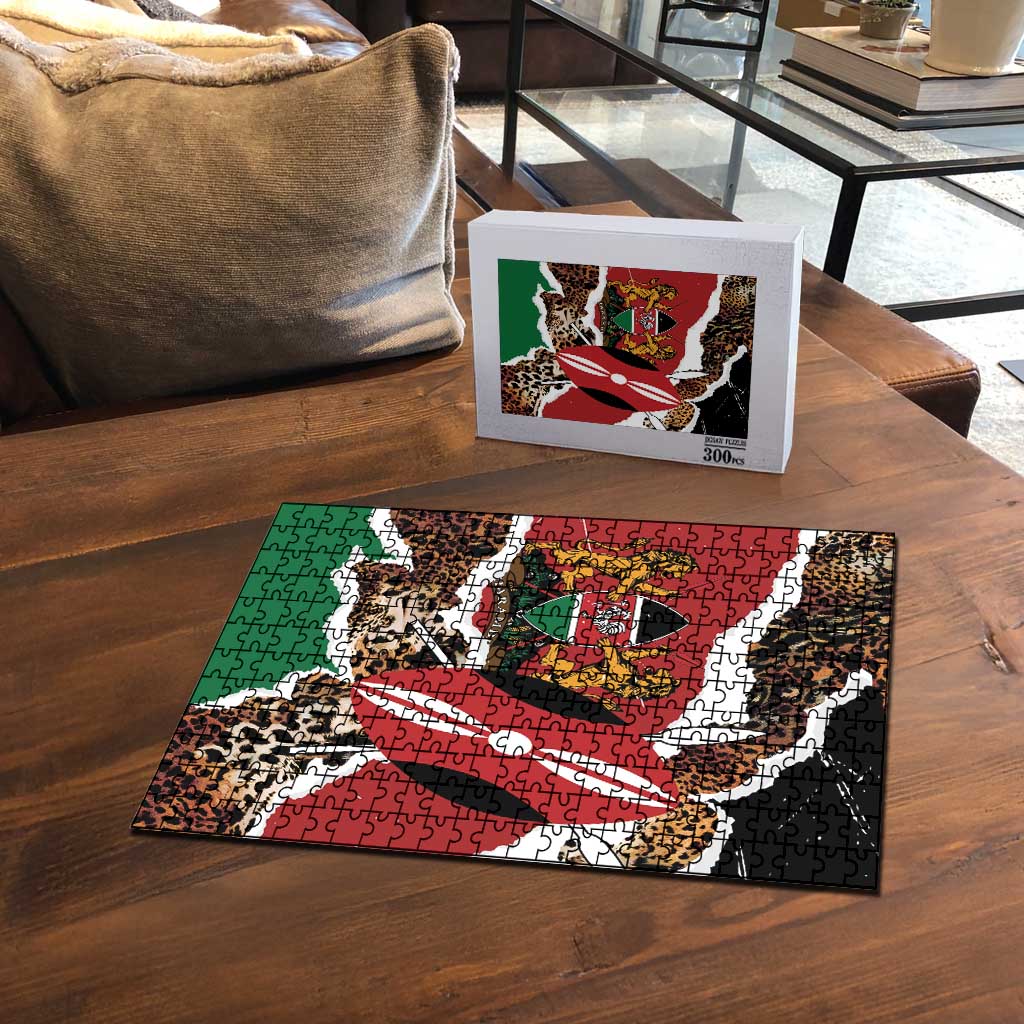 Kenya Grunge Puzzle Mix Animal Skin Pattern - Wonder Print Shop