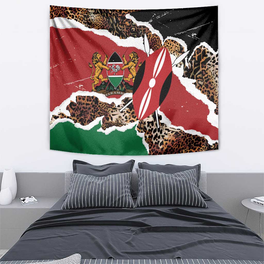 Kenya Grunge Tapestry Mix Animal Skin Pattern - Wonder Print Shop