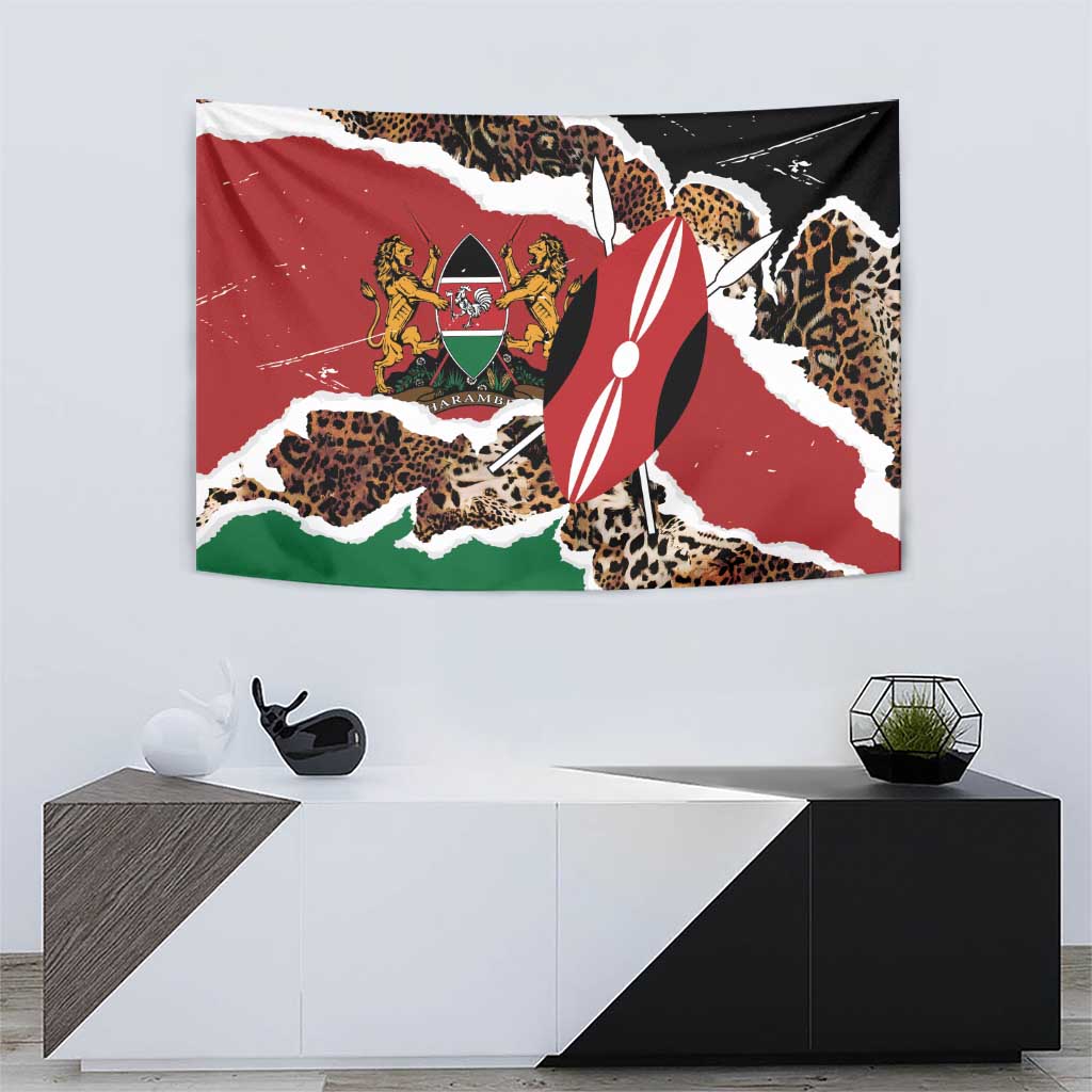 Kenya Grunge Tapestry Mix Animal Skin Pattern - Wonder Print Shop
