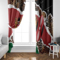 Kenya Grunge Window Curtain Mix Animal Skin Pattern - Wonder Print Shop
