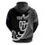 Personalised New Zealand Rugby Hoodie Aotearoa Silver Fern Koru Maori Style - Wonder Print Shop