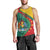 Grenada Men Tank Top Stars and Bougainvillea - Wonder Print Shop