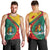 Grenada Men Tank Top Stars and Bougainvillea - Wonder Print Shop