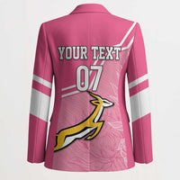 Personalized South Africa WC2026 Blazer Springboks Special Pink