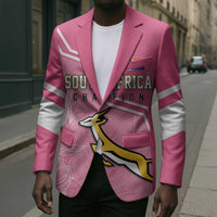 Personalized South Africa WC2026 Blazer Springboks Special Pink