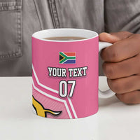 Personalized South Africa WC2026 Ceramic Mug Springboks Special Pink
