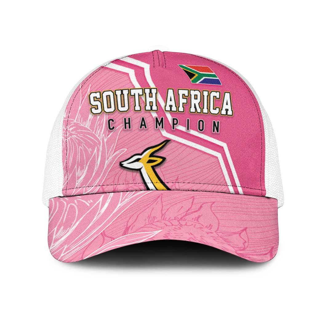 South Africa WC2026 Mesh Trucker Cap Springboks Special Pink